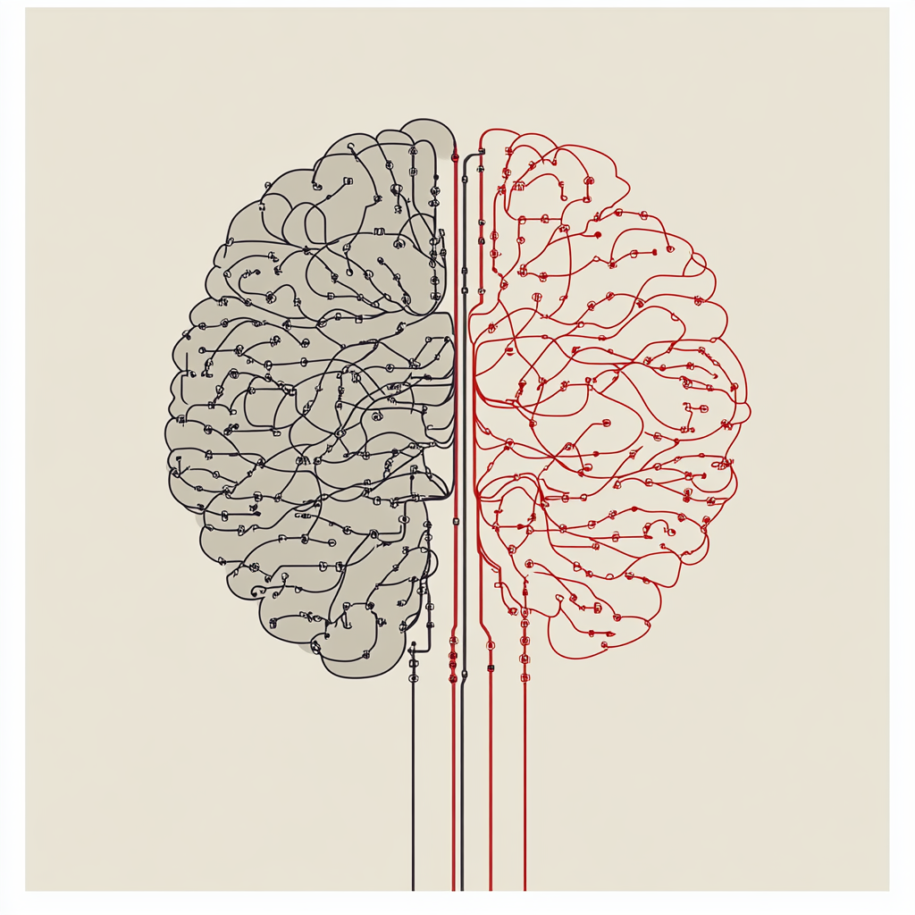 Image of a human brain with interconnected lines, symbolizing the relationship between external influences and internal decision-making. Represents the concept of human programming and accountability for one's actions.
Accountability, human programming, personal growth, responsibility, decision-making, free will, social harmony, external influences.