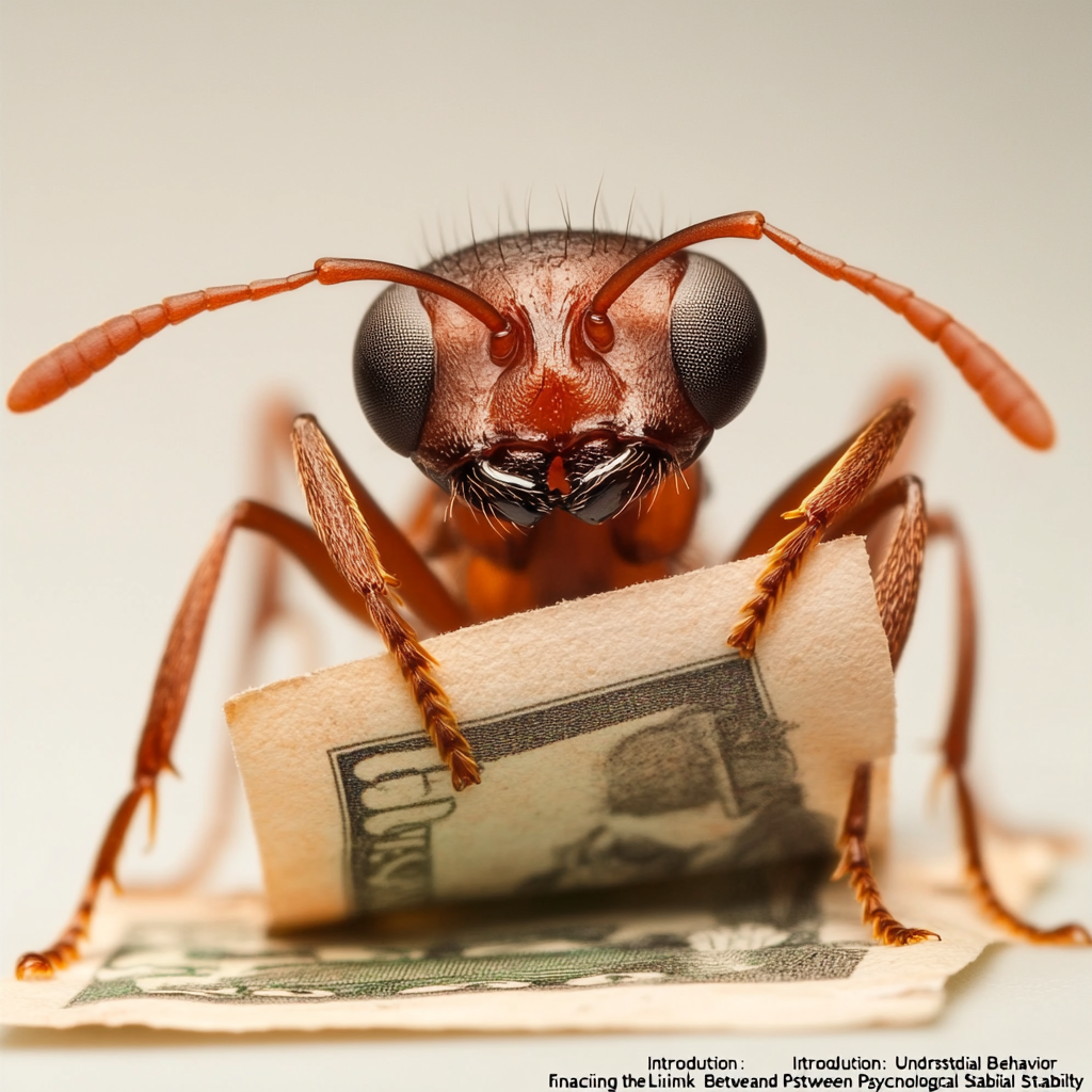 A person managing finances calmly at a desk, surrounded by budgeting tools, representing the connection between financial behavior and psychological stability.
Financial behavior, psychological stability, financial wellness, budgeting, mental well-being, financial stress, emotional health.