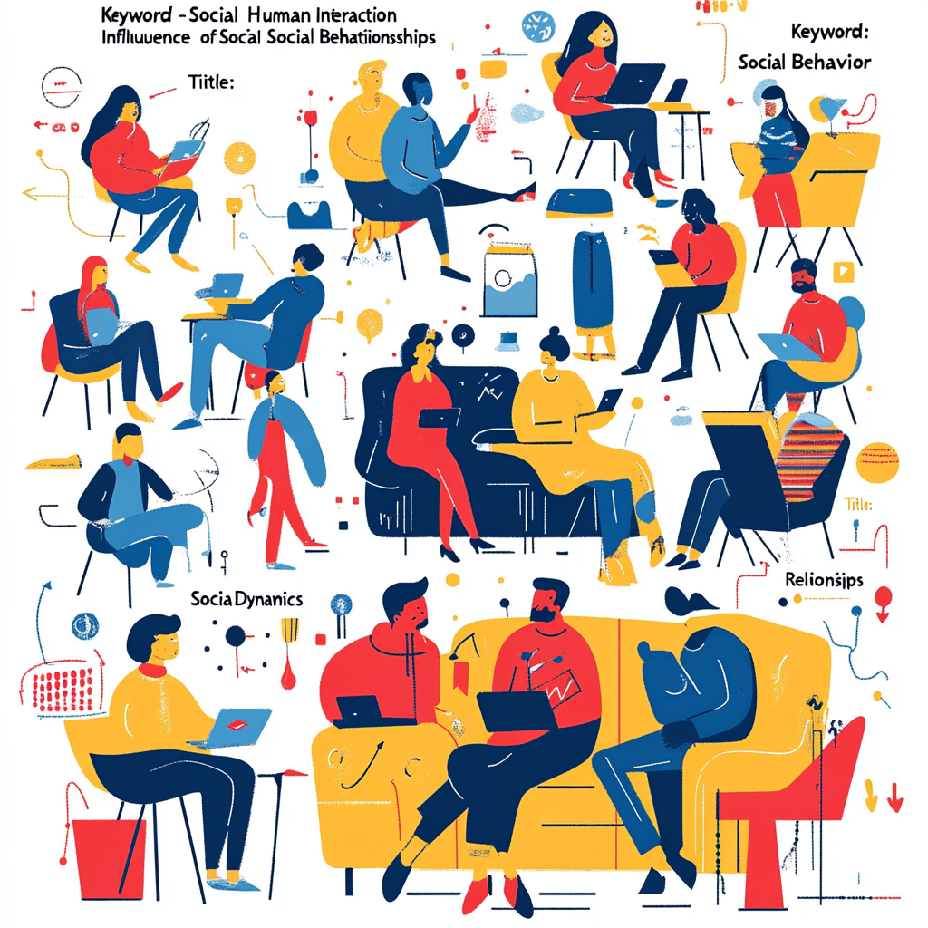 "The Influence of Social Behavior on Our Lives: Exploring Human Interaction in Modern Society" "Illustration of diverse people engaging in positive social behaviors in various settings, showcasing the impact of social behavior on relationships and group dynamics."
Social Behavior
Human Interaction
Influence of Social Behavior
Social Dynamics
Social Relationships