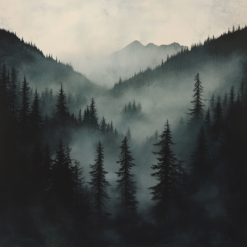 "A serene landscape with a subtle dark undertone, representing the contrast between the allure of spirituality and its potential pitfalls." #ToxicSpirituality #SpiritualGrowth #PersonalGrowth #Wellness #MentalHealth #SelfDiscovery #Mindfulness